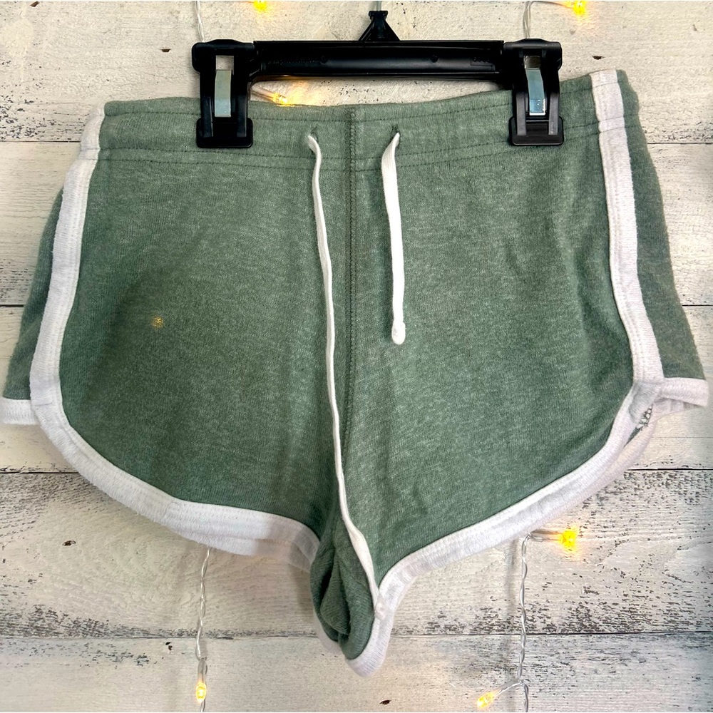 Green soft pajama shorts!